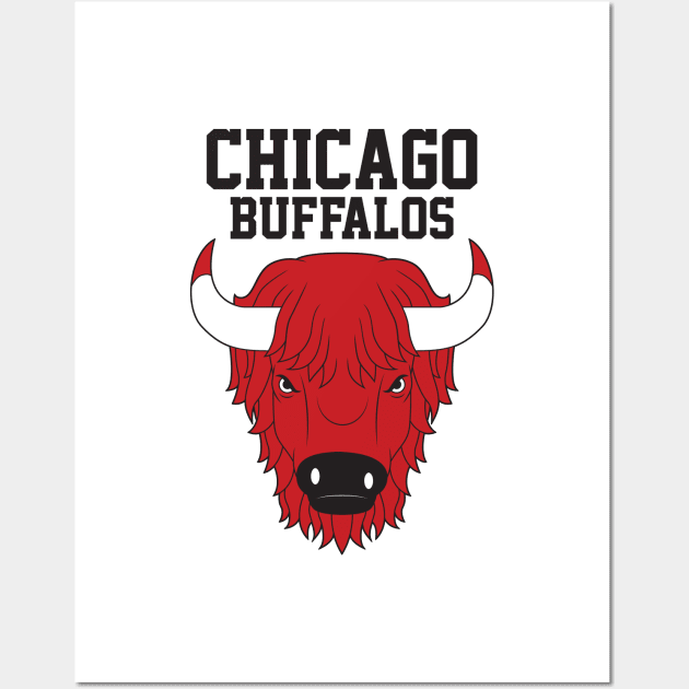 Chicago Buffalo's Wall Art by Woah_Jonny